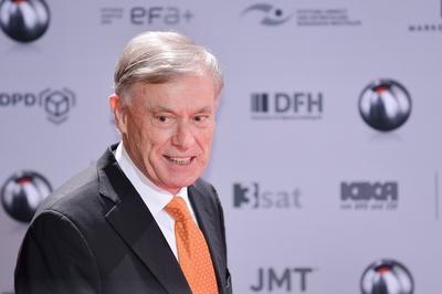 Deutscher Nachhaltigkeitspreis 2014 am 28 11 2014 im Maritim Hotel in D?sseldorf Bundespr?sident a D-stock-foto