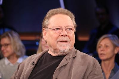 J?rgen von der Lippe, Entertainer und Autor, zu Gast in der NDR Talk Show, Fototermin am 31.1.2025 im Fernsehstudio Hamb-stock-foto