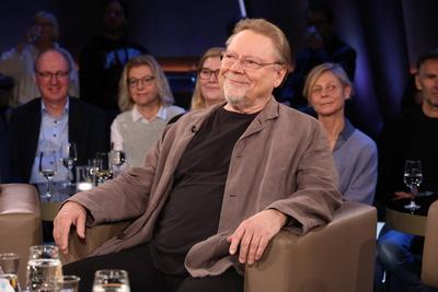 J?rgen von der Lippe, Entertainer und Autor, zu Gast in der NDR Talk Show, Fototermin am 31.1.2025 im Fernsehstudio Hamb-stock-foto