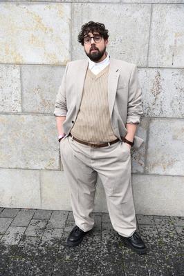 Steven Preisner - MATES DATE w?hrend der Berlin Fashion Week Herbst/Winter 2025 in der Berliner Freiheit in Berlin am 01-stock-foto