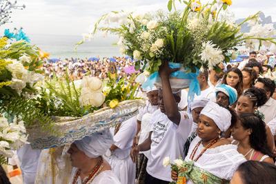 Dia de Iemanj? Rio de Janeiro-stock-foto