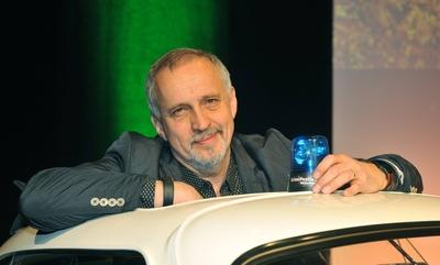 Krimi Festival in M?nchen , BMW Welt , Autor Jussi Adler Olsen aus Kopenhagen , D?nemark 22.03.2015-stock-foto