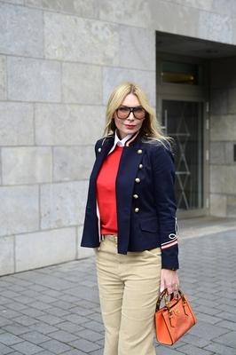 Inga Weber beim Mates Date Influencer Event auf der Berlin Fashion Week A/W 2025 in der Berliner Freiheit. Berlin, 01.02-stock-foto