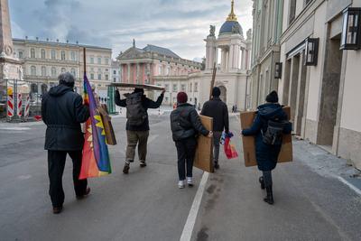 Demonstratin Demoktatie Politik B?rgerbegehren Geschichte-stock-photo