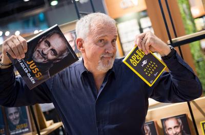 Buchmesse - Jussi Adler-Olsen 12.10.2018 Frankfurt x1x 70. Buchmesse - Jussi Adler-Olsen (68, Miese kleine Morde , dtv)-stock-foto