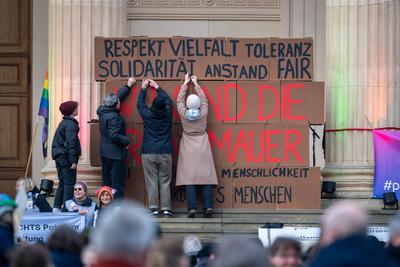 Demonstratin Demoktatie Politik B?rgerbegehren Geschichte-stock-photo