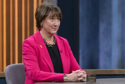 GER, Berlin, TV, Caren Miosga, 02.02.25-stock-foto