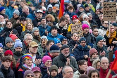 Demonstratin Demoktatie Politik B?rgerbegehren Geschichte-stock-foto