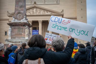 Demonstratin Demoktatie Politik B?rgerbegehren Geschichte-stock-photo