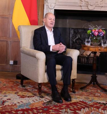 Bundeskanzler und Great Britain-stock-foto