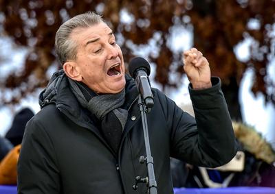 Politik , Aufstand der Anstaendigen ? Demo f?r die Brandmauer in Berlin-stock-foto
