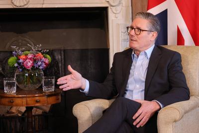 Bundeskanzler und Great Britain-stock-foto