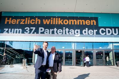 Impressionen 37.Bundesparteitag der CDU Deutschlands-stock-foto