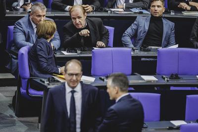 Gedenkstunde fuer die Opfer des Holocaust im Deutschen Bundestag-stock-foto
