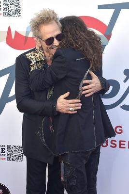 Matt Sorum, Steven Tyler-stock-foto