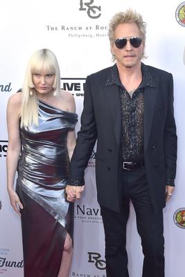 Matt Sorum mit Ehefrau Ace Harper-stock-photo