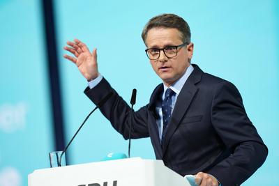 37.Bundesparteitag der CDU Deutschlands-stock-foto