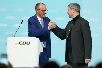 37.Bundesparteitag der CDU Deutschlands-stock-foto