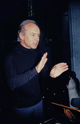 Christoph Eschenbach, deutscher Pianist und Dirigent, Portrait, circa 1988. Copyright: HartwigxValdmanis Nur redaktionel-stock-foto