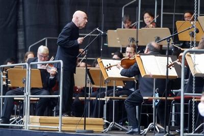 Konzert des Konzerthaus Orchester Open Air-stock-photo