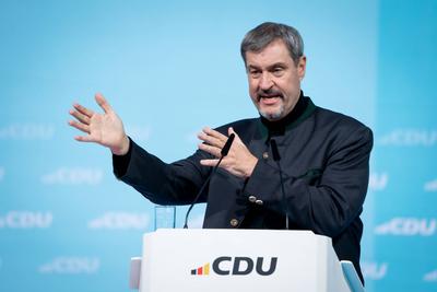 37.Bundesparteitag der CDU Deutschlands-stock-foto