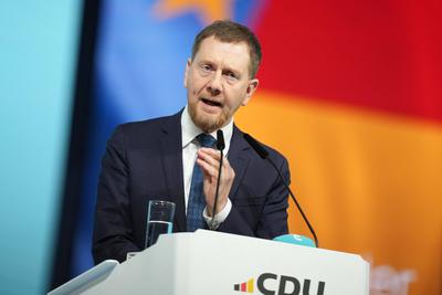 37.Bundesparteitag der CDU Deutschlands-stock-foto
