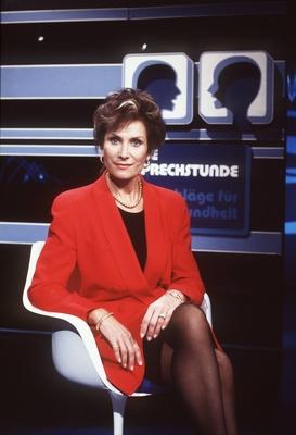 DIE SPRECHSTUNDE Moderation DR ANTJE KATRIN K?HNEMANN aka Risikofaktor Cholesterin endlich Ent-stock-foto