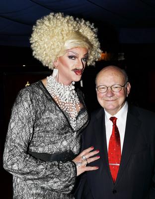 127/ Gloria Viagra, Walter Momper, Neujahrsempfang des Tipi und der Bar Jeder Vernunft 2017, Tipi am Kanzleramt, Berlin,-stock-foto