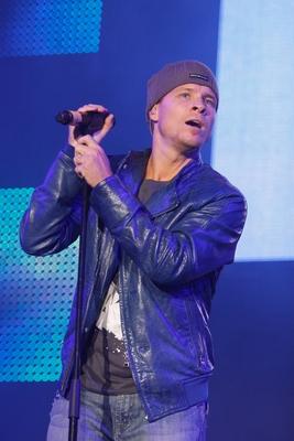 STARS FOR FREE 2009 Back Street Boys / Brian Thomas Littrell / bei STARS FOR FREE in der Kindl-Buehne Wuhlheide in Berli-stock-photo