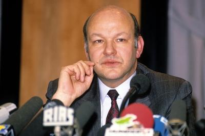 Bildnummer: 55154297  Datum: 09.11.1989  Copyright: imago/Sven SimonWalter Momper (Deutschland/SPD/Regierender B?rgermeister von Berlin) in Berlin  People Politik kbdia xcb 1989 quer PK Portr?tBildnummer 55154297 Date 09 11 1989 Copyright Imago Sven Simon Walter Momper Germany SPD Governing Mayor from Berlin in Berlin Celebrities politics Kbdia  1989 horizontal press conference Portrait-stock-foto