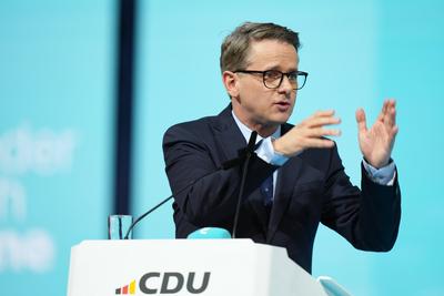 37.Bundesparteitag der CDU Deutschlands-stock-foto