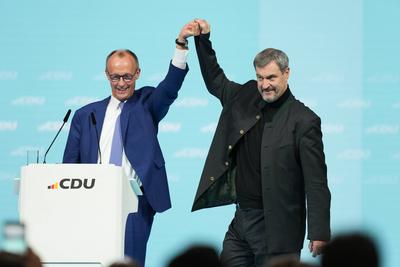 37.Bundesparteitag der CDU Deutschlands-stock-foto