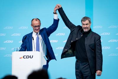 37.Bundesparteitag der CDU Deutschlands-stock-foto