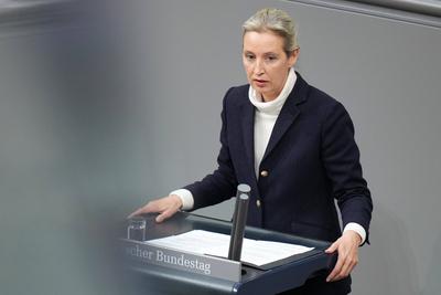 Deutscher Bundestag, 209. Plenarsitzung Regierungserklaerung-stock-foto