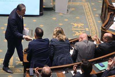 Parliament : declaration of government by PM Bart De Wever-stock-foto