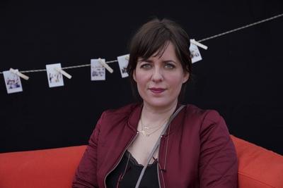 Buchmesse Leipzig GER Leipzig 20190322 Buchmesse Leipzig Sarah Kuttner Moderatorin Autorin und-stock-foto