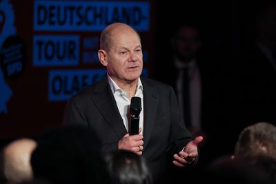 Bundestagswahlkampf 2025.-stock-foto