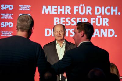 Bundestagswahlkampf 2025.-stock-foto