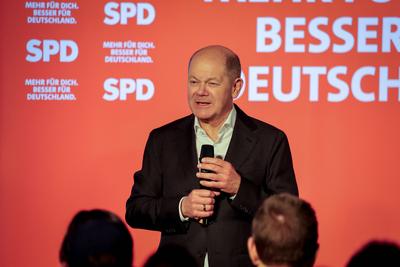 Bundestagswahlkampf 2025.-stock-foto