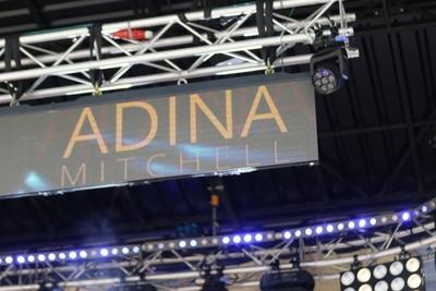25 08 2018 Frankfurt am Main Hauptwache Lichter der Hoffnung FFM Open Air Konzert S?ngerin Adina-stock-foto