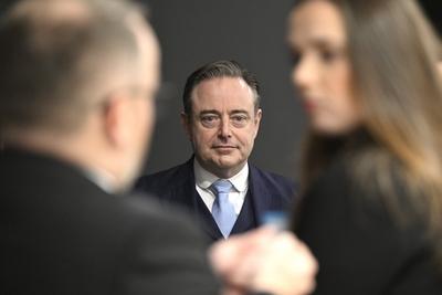 First Council of Ministers of the De Wever government-stock-foto