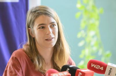 20250204 Gemeinsamer Antritt LINKS und KPOE bei Wien Wahl-stock-photo