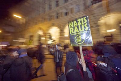 25 Jahre Donnerstagsdemo-stock-photo