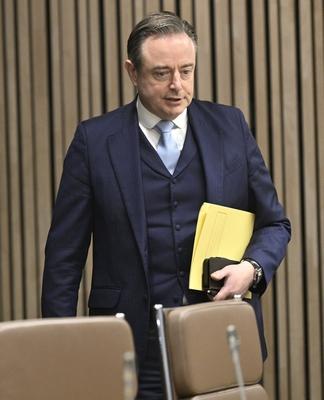First Council of Ministers of the De Wever government-stock-foto