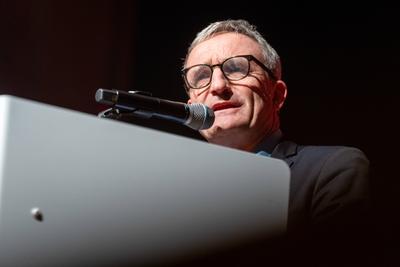 Stuttgart, Baden-W?rttemberg, Germany - February 4, 2025: Thomas Geisel (Member of the European Parliament and of the BS-stock-foto