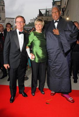 Salzburger Festspiele 03.08.2011 Galerist Thaddaeus Ropac + Gloria Fuerstin von Thurn und Taxis (geb. Mariae Gloria Ferd-stock-photo