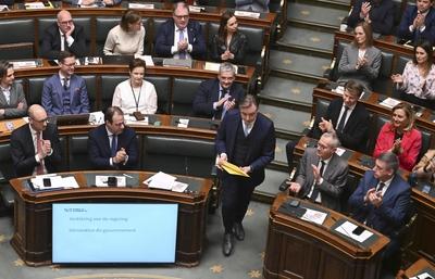 Parliament : declaration of government by PM Bart De Wever-stock-foto