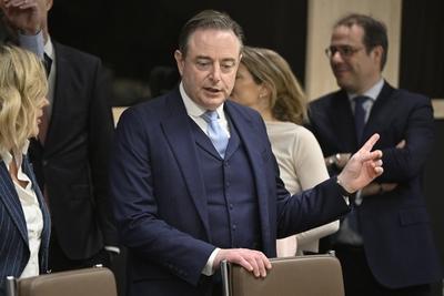First Council of Ministers of the De Wever government-stock-foto