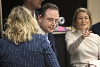 First Council of Ministers of the De Wever government-stock-foto