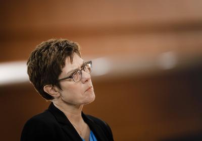 Annegret Kramp-Karrenbauer, Parteivorsitzende der CDU und Bundesministerin der Verteidigung, aufgenommen im Rahmen der w-stock-foto